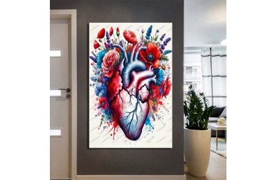 Poliklinik Klinik Hastane Dekorasyonu Medikal Hastane Tablosu hst182