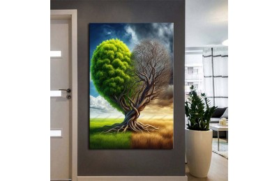 Poliklinik Klinik Hastane Dekorasyonu Medikal Hastane Tabloları Kalp hst226