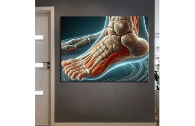 Fizik Tedavi ve Rehabilitasyon Temalı Kanvas Tablo ftv10