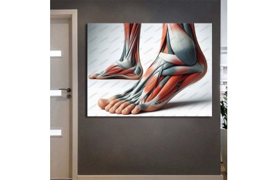 Fizik Tedavi ve Rehabilitasyon Temalı Kanvas Tablo ftv18