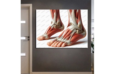 Fizik Tedavi ve Rehabilitasyon Temalı Kanvas Tablo ftv23