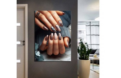 dkm-trn10 Nail Art Tırnak Süsleme Sanatı Tablo