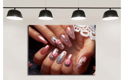 dkm-trn14 Nail Art Tırnak Süsleme Sanatı Tablo