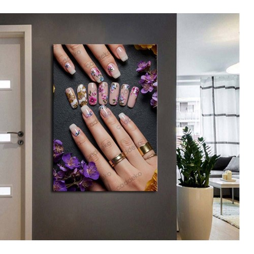 dkm-trn17 Nail Art Tırnak Süsleme Sanatı Tablo