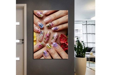 dkm-trn18 Nail Art Tırnak Süsleme Sanatı Tablo