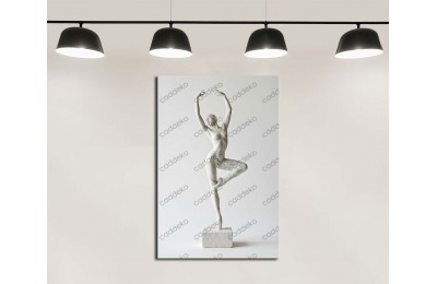 dkmr564 Dans Eden Kadın Heykeli Tablosu Dekoratif Tablo 