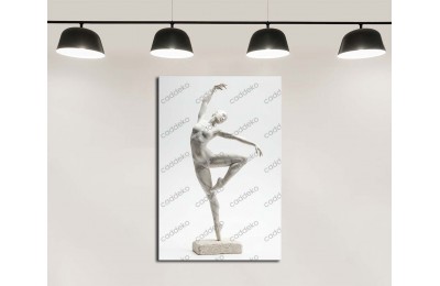 dkmr568 Dans Eden Kadın Heykeli Tablosu Dekoratif Tablo 