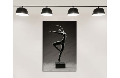 dkmr570 Dans Eden Kadın Heykeli Tablosu Dekoratif Tablo 