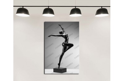 dkmr571 Dans Eden Kadın Heykeli Tablosu Dekoratif Tablo 