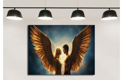 dkmr589 Düşmüş Melekler Dekoratif Tablo 