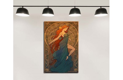 dkmr596 Fantastik Kadın Tablosu Dekoratif Tablo 