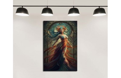 dkmr601 Fantastik Kadın Tablosu Dekoratif Tablo 