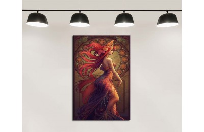 dkmr602 Fantastik Kadın Tablosu Dekoratif Tablo 