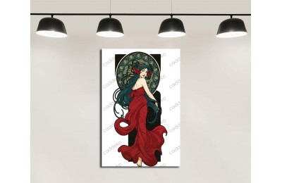 dkmr603 Fantastik Kadın Tablosu Dekoratif Tablo 