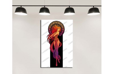 dkmr604 Fantastik Kadın Tablosu Dekoratif Tablo 