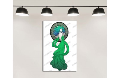 dkmr605 Fantastik Kadın Tablosu Dekoratif Tablo 