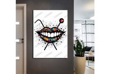 dsc645 Ağız ve Diş Polikliniği, Dişçi Tabloları, Diş Hekimi, Tablo