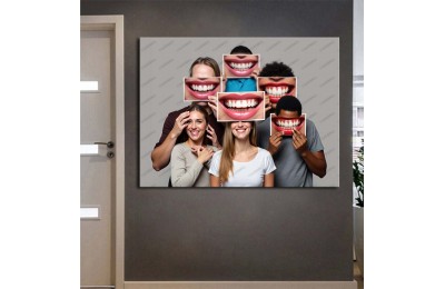 dsc647 Ağız ve Diş Polikliniği, Dişçi Tabloları, Diş Hekimi, Gülen Yüzler Tablo