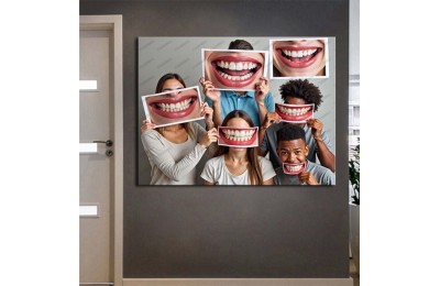 dsc650 Ağız ve Diş Polikliniği, Dişçi Tabloları, Diş Hekimi, Gülen Yüzler Tablo