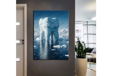 dsc669 Ağız ve Diş Polikliniği, Dişçi Tabloları, Diş Hekimi, Buzul, Buz Dağı Tablo