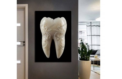 dsc702 Ağız ve Diş Polikliniği, Dişçi Tabloları, Diş Hekimi, Barok Tarz Tablo