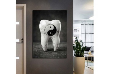 dsc768 Ağız ve Diş Polikliniği, Dişçi Tabloları, Diş Hekimi, Ying Yang Tablo