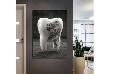 dsc769 Ağız ve Diş Polikliniği, Dişçi Tabloları, Diş Hekimi, Çin Ejderi Tablo