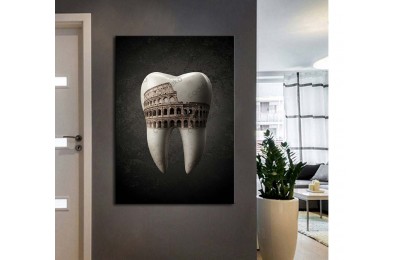 dsc779 Ağız ve Diş Polikliniği, Dişçi Tabloları, Diş Hekimi, Roma Kolezyum Tablo