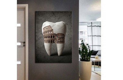 dsc782 Ağız ve Diş Polikliniği, Dişçi Tabloları, Diş Hekimi, Roma Kolezyum Tablo