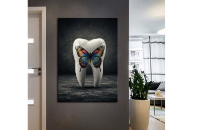 dsc802 Ağız ve Diş Polikliniği, Dişçi Tabloları, Diş Hekimi, Kelebek Tablo