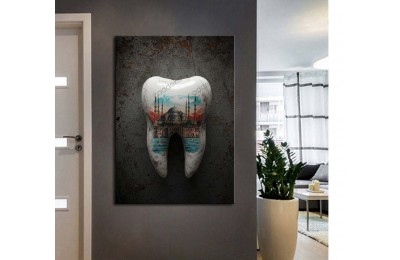 dsc809 Ağız ve Diş Polikliniği, Dişçi Tabloları, Diş Hekimi, İstanbul Tablo