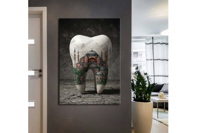 dsc818 Ağız ve Diş Polikliniği, Dişçi Tabloları, Diş Hekimi, İstanbul Aya Sofya Camisi Tablo