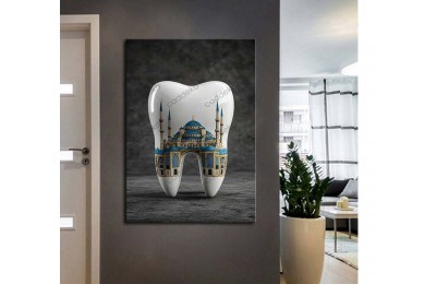 dsc820 Ağız ve Diş Polikliniği, Dişçi Tabloları, Diş Hekimi, Sultan Ahmet Camisi Tablo