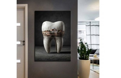 dsc827 Ağız ve Diş Polikliniği, Dişçi Tabloları, Diş Hekimi, İstanbul Tablo