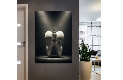 dsc830 Ağız ve Diş Polikliniği, Dişçi Tabloları, Diş Hekimi, İstanbul Kız Kulesi Tablo