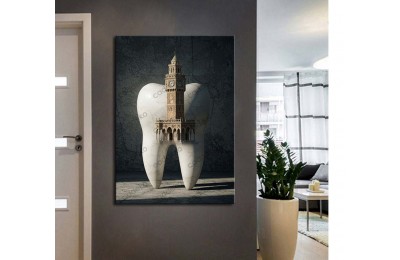 dsc836 Ağız ve Diş Polikliniği, Dişçi Tabloları, Diş Hekimi, İzmir Saat Kulesi Tablo