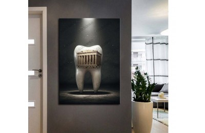 dsc839 Ağız ve Diş Polikliniği, Dişçi Tabloları, Diş Hekimi, Parthenon Yunanistan Tablo