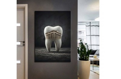 dsc840 Ağız ve Diş Polikliniği, Dişçi Tabloları, Diş Hekimi, Parthenon Yunanistan Tablo