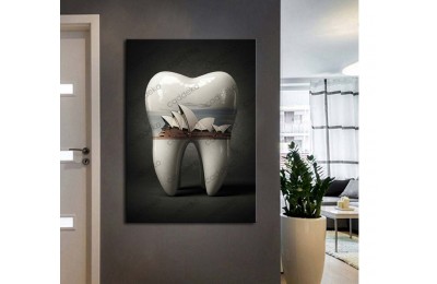 dsc843 Ağız ve Diş Polikliniği, Dişçi Tabloları, Diş Hekimi, Sidney Opera Binası Tablo