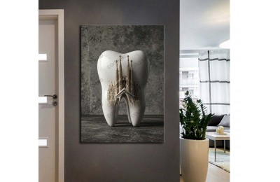 dsc845 Ağız ve Diş Polikliniği, Dişçi Tabloları, Diş Hekimi, Sagrada Familia İspanya Tablo