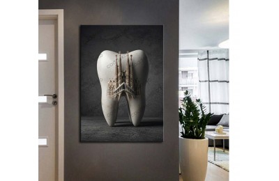 dsc846 Ağız ve Diş Polikliniği, Dişçi Tabloları, Diş Hekimi, Sagrada Familia İspanya Tablo