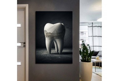 dsc849 Ağız ve Diş Polikliniği, Dişçi Tabloları, Diş Hekimi, Louvre Müzesi Tablo