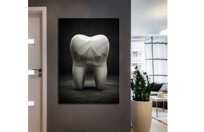 dsc850 Ağız ve Diş Polikliniği, Dişçi Tabloları, Diş Hekimi, Louvre Müzesi Tablo