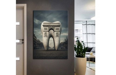 dsc851 Ağız ve Diş Polikliniği, Dişçi Tabloları, Diş Hekimi, Arc de Triomphe Tablo