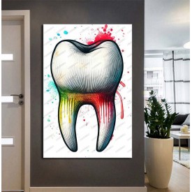 Ağız ve Diş Sağlığı Polikliniği Tabloları Dekoratif Diş, Dekoratif Dişçi, Dişçi Dekorasyonu dsc581