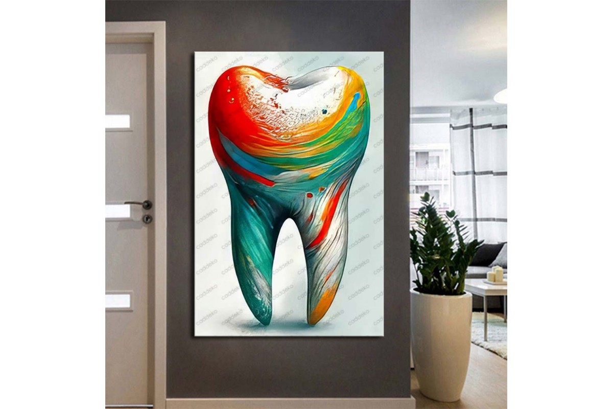 Ağız ve Diş Sağlığı Polikliniği Tabloları Dekoratif Diş, Dekoratif Dişçi, Dişçi Dekorasyonu dsc606