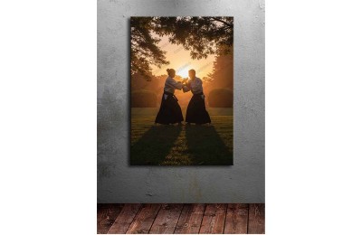 ai18 Aikido ve İaido Temalı Kanvas Tablo