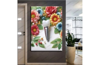 Ağız ve Diş Polikliniği, Dişçi Tabloları Dekoratif Diş, Dekoratif Dişçi, Dişçi Dekorasyonu dsc622