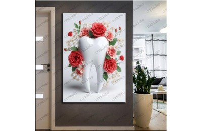 Ağız ve Diş Polikliniği, Dişçi Tabloları Dekoratif Diş, Dekoratif Dişçi, Dişçi Dekorasyonu dsc631