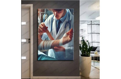 Poliklinik Klinik Hastane Dekorasyonu Medikal Hastane Tabloları hst229